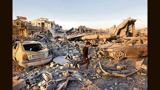 The Gaza Strip in June. (AFP)